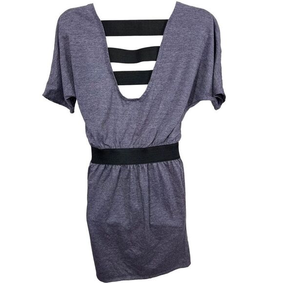 Element Purple Dress Size Small Short Sleeve Open Back Casual Boho Stretchy - Picture 6 of 11
